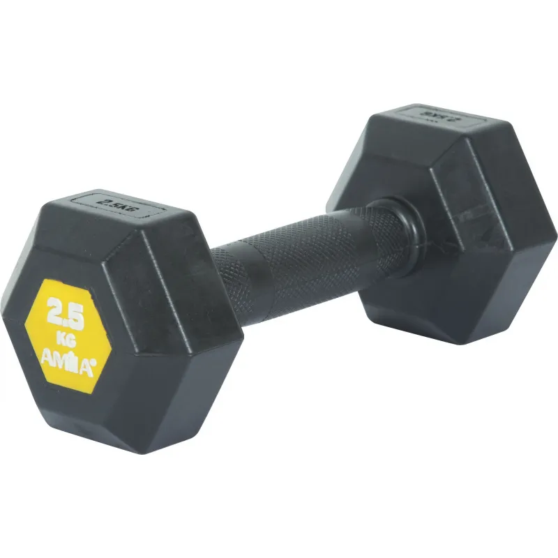 Amila Aλτήρας Εξάγωνος Original Rubber H - 2.5Kg - 90582 - Αλτήρες Crossfit