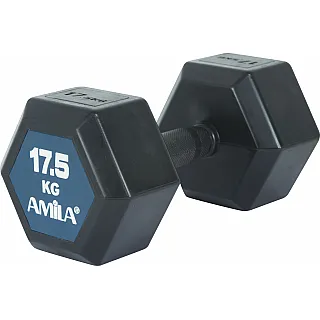 Amila Aλτήρας Εξάγωνος Original Rubber H - 17.5Kg - 90594