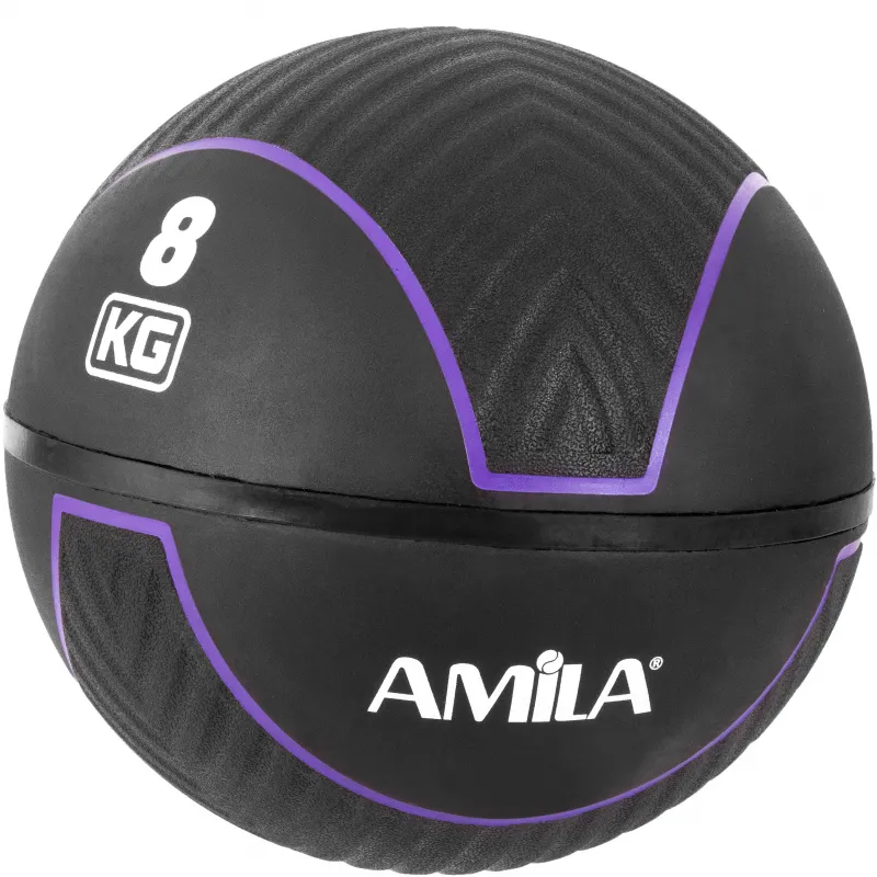 Μπάλα AMILA Medicine Ball HQ Rubber 8Kg - Medicine Ball