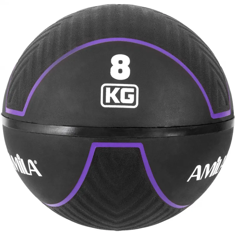 Μπάλα AMILA Medicine Ball HQ Rubber 8Kg - Medicine Ball
