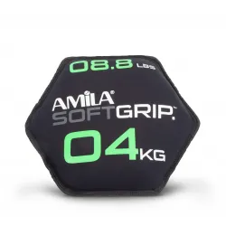 Amila 90752 Δίσκος Βαρίδιο Soft Grip 4Kg