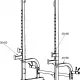 Amila Μηχάνημα Half Rack HR350 - 91206 - Πολυόργανα με πρόσθετα βάρη