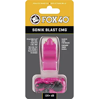 Fox Σφυρίχτρα  Sonic Blast CMG Safety Ροζ με Κορδόνι - 92030408