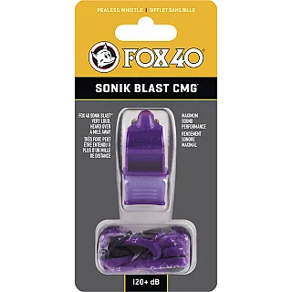 Fox Σφυρίχτρα  Sonic Blast CMG Safety Μωβ με Κορδόνι - 92030808