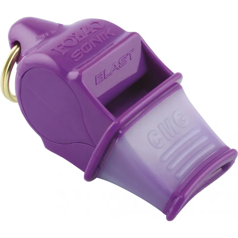 Fox Σφυρίχτρα  Sonic Blast CMG Safety Μωβ με Κορδόνι - 92030808 - Προπονητικός Εξοπλισμός