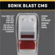Fox Σφυρίχτρα  Sonic Blast CMG Safety Λευκή-Κόκκινη με Κορδόνι - 92033008 - Προπονητικός Εξοπλισμός