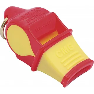 Fox Σφυρίχτρα  Sonic Blast CMG Safety Κόκκινη-Κίτρινη Κορδόνι - 92033108