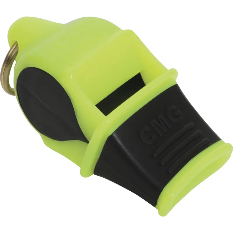 Fox Σφυρίχτρα  Sonic Blast CMG Safety Νέον-Μαύρη με Κορδόνι - 92033608 - Προπονητικός Εξοπλισμός