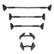 Amila Σετ Λαβών για Έλξεις Multi Grip – Μαύρο