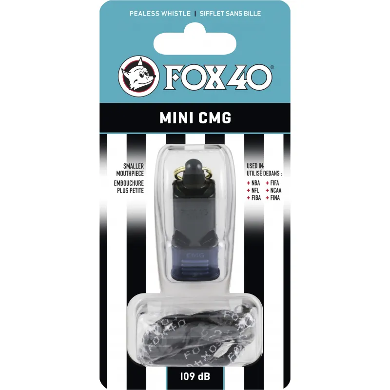 Fox Σφυρίχτρα  Mini CMG Official Μαύρη - 94010008 - Προπονητικός Εξοπλισμός
