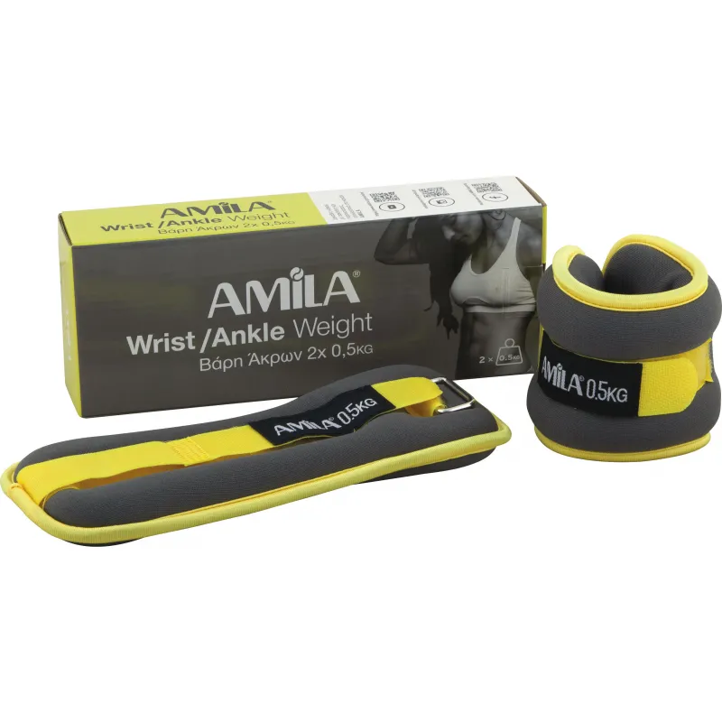 Amila Βάρη Άκρων Neoprene 2x0.50Kg - 94951 - Βάρη άκρων