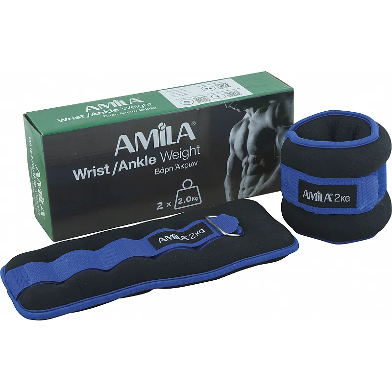 Amila Βάρη άκρων Neoprene 2x2.00kg - 94954 - Βάρη άκρων