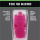Fox Σφυρίχτρα  Micro Safety Ροζ με Κορδόνι - 95130408 - Προπονητικός Εξοπλισμός