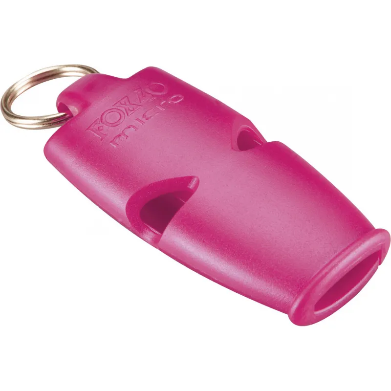 Fox Σφυρίχτρα  Micro Safety Ροζ με Κορδόνι - 95130408 - Προπονητικός Εξοπλισμός