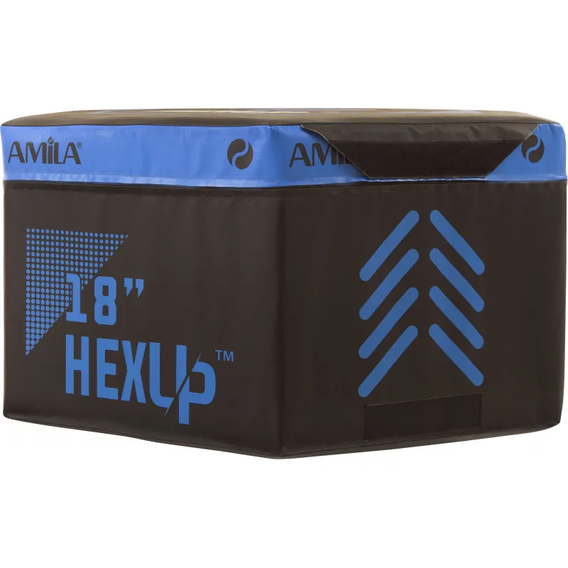 Amila Εξάγωνο Πλειομετρικό Κουτί HEXUP 45cm - 95133 - Κώνοι - Αλεξίπτωτα - Διάφορα