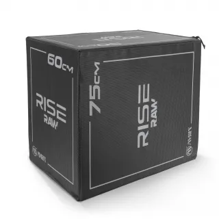 Πλειομετρικό Κουτί Plyo Box Raw Rise 50x60x75 cm - Μαύρο