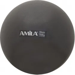 Amila Μπάλα Pilates 19cm. Μαύρη. σε κουτί - 95802