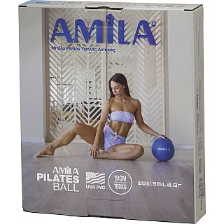 Amila Μπάλα Pilates 19cm. Ροζ. σε κουτί - 95803