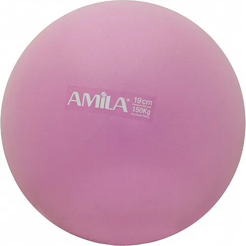 Amila Μπάλα Pilates 19cm. Ροζ. bulk - 95806