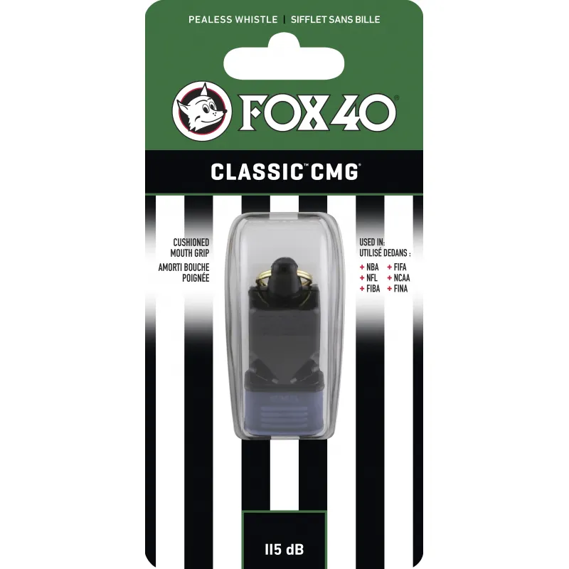 Fox Σφυρίχτρα  Classic CMG Μαύρη - 96000008 - Προπονητικός Εξοπλισμός