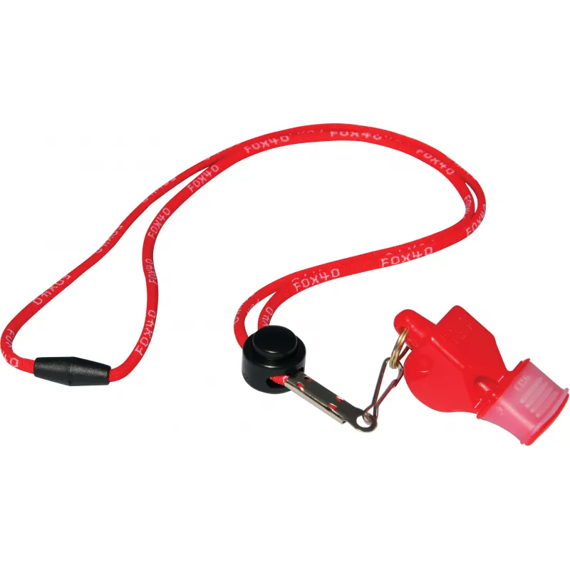 Fox Σφυρίχτρα  Classic CMG Official Κόκκινη με Κορδόνι - 96030108 - Προπονητικός Εξοπλισμός