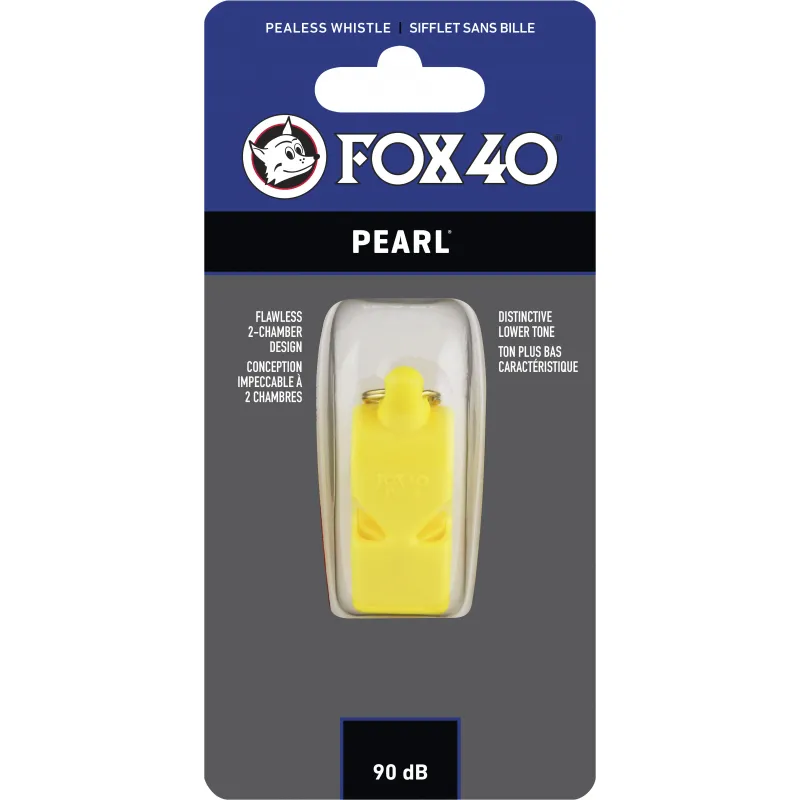 Fox Σφυρίχτρα  Pearl Κίτρινη - 97020208 - Προπονητικός Εξοπλισμός