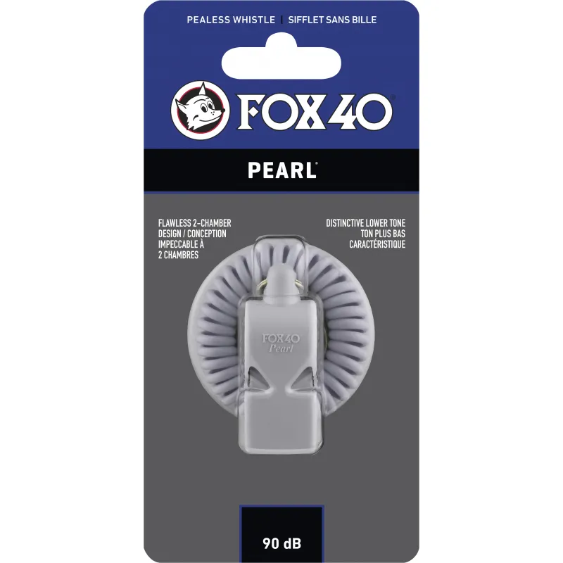 Fox Σφυρίχτρα  Pearl Safety Λευκή με Σπιράλ - 97020705 - Προπονητικός Εξοπλισμός
