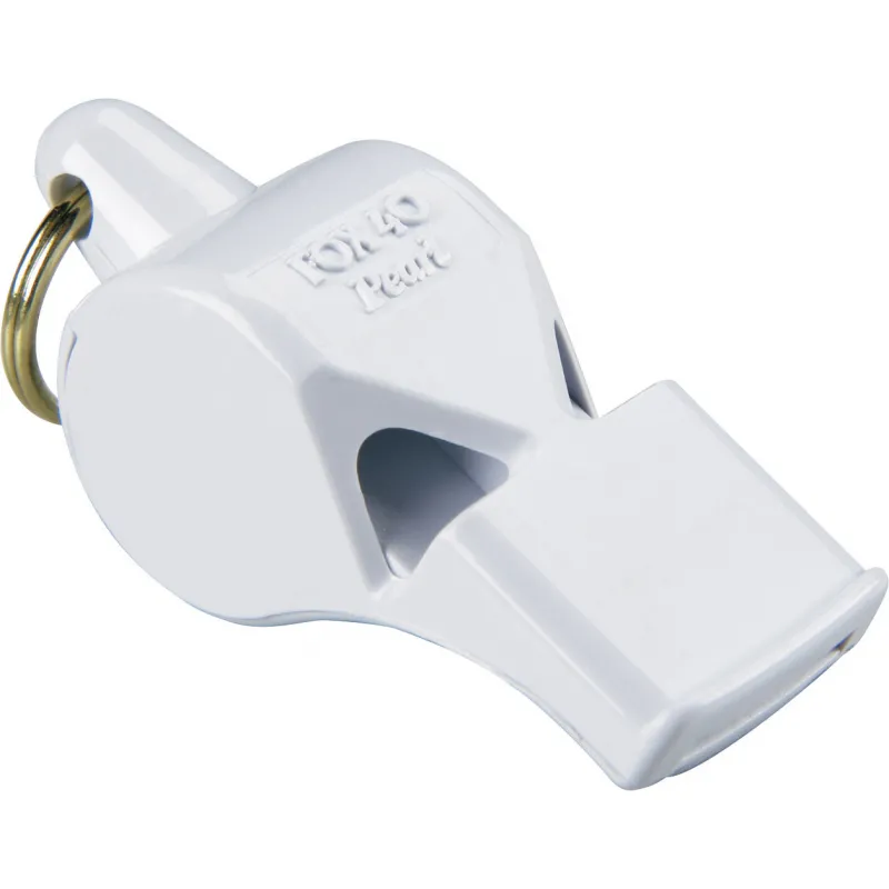 Fox Σφυρίχτρα  Pearl Safety Λευκή με Σπιράλ - 97020705 - Προπονητικός Εξοπλισμός