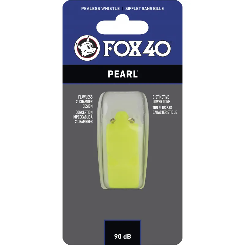 Fox Σφυρίχτρα  Pearl Λαχανί - 97021308 - Προπονητικός Εξοπλισμός
