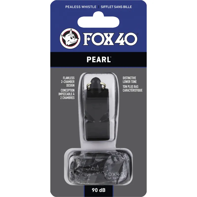 Fox Σφυρίχτρα  Pearl Safety με Κορδόνι - 97030008 - Προπονητικός Εξοπλισμός