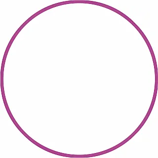 Amila Χούλα-Χουπ HQ 60cm - Φ19mm - 230gr. Φούξια - 98801