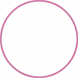 Amila Χούλα-Χουπ HQ 60cm - Φ19mm - 230gr. Ροζ - 98802