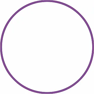Amila Χούλα-Χουπ HQ 60cm - Φ19mm - 230gr. Μωβ - 98804