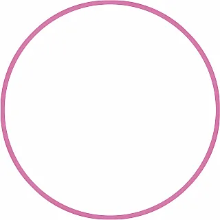 Amila Χούλα-Χουπ HQ 70cm - Φ19mm - 280gr. Ροζ - 98808
