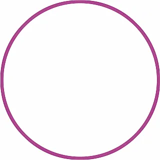 Amila Χούλα Χουπ HQ 80cm - Φ19mm - 330gr. Φούξια - 98815