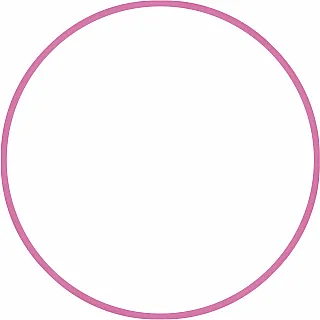 Amila Χούλα Χουπ HQ 80cm - Φ19mm - 330gr. Ροζ - 98816