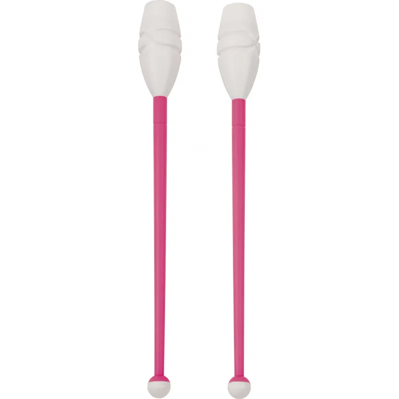 Amila Κορίνες Ρυθμικής Γυμναστικής 45cm Μαλακές. Φούξια-Λευκό - 98953 - Κορίνες Ρυθμικής