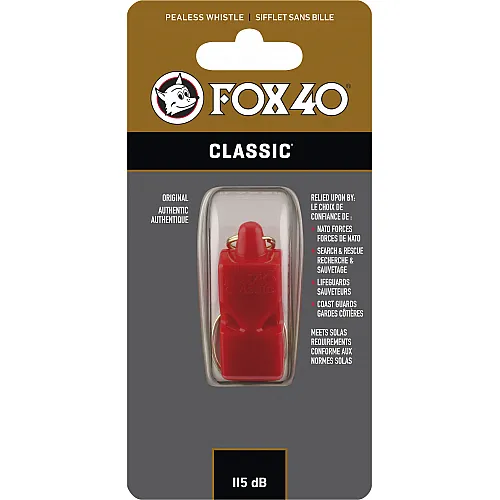 Fox Σφυρίχτρα  Classic Safety Κόκκινη - 99020100
