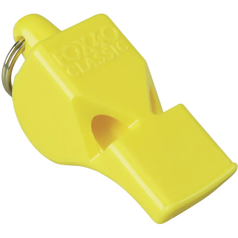 Fox Σφυρίχτρα  Classic Safety Κίτρινη με Κορδόνι - 99020200 - Προπονητικός Εξοπλισμός