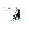 Pegasus Pro Gym 3 MT‑18504‑ABC Λ-645  Ημιεπαγγελματικό Πολυόργανο 3 Θέσεων - Σε 18 Άτοκες Δόσεις - Επαγγελμ. Εξοπλισμός