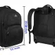 Σακίδιο πλάτης Τροχήλατο 45L Laptop 18” Matein 1178 μαύρο - Τροχοτσάντες