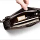 Δερμάτινο Ανδρικό πορτοφόλι William Polo 197 black - Χειρός/Νεσεσέρ