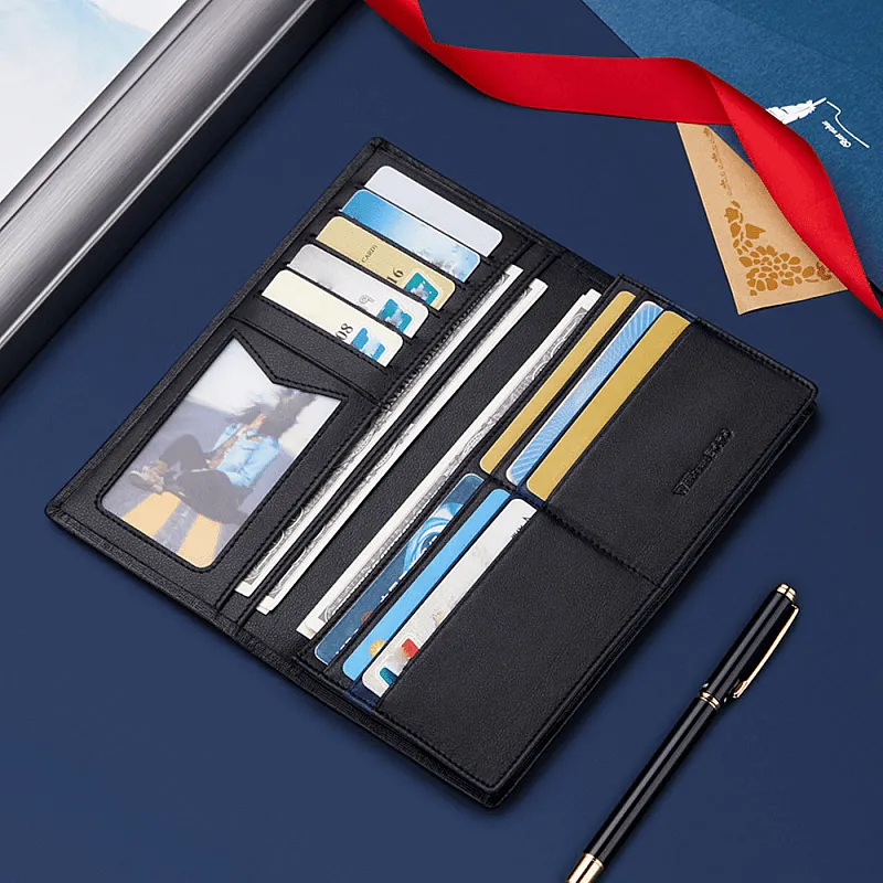 Δερμάτινο Ανδρικό πορτοφόλι William Polo 201502 black - Δερμάτινα ανδρικά πορτοφόλια