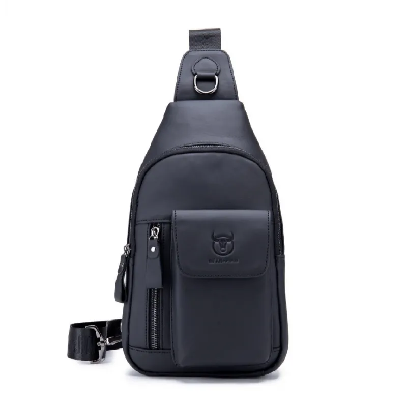 Δερμάτινο τσαντάκι body Bull Captain XB 121 μαύρο - Δερμάτινα τσαντάκια crossbody