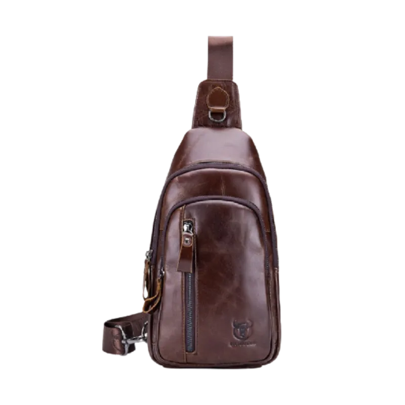 Δερμάτινο τσαντάκι body Bull Captain XB 100 καφέ - Δερμάτινα τσαντάκια crossbody