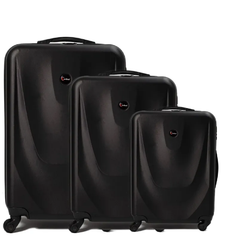 Βαλίτσες trolley (σέτ 3 τεμαχίων) Cardinal 2007 μαύρο - Βαλίτσες σετ