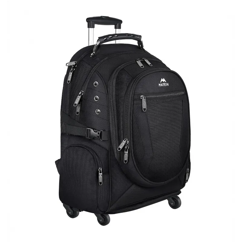Σακίδιο πλάτης Τροχήλατο 55L Laptop 15,6” Matein 1271 μαύρο - Τροχοτσάντες