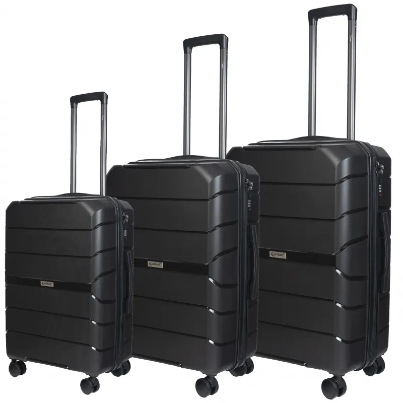 Βαλίτσες trolley Επεκτάσιμη Elusive (σέτ 3 τεμαχίων) Cardinal (PP) 2016 μαύρο - Βαλίτσες σετ