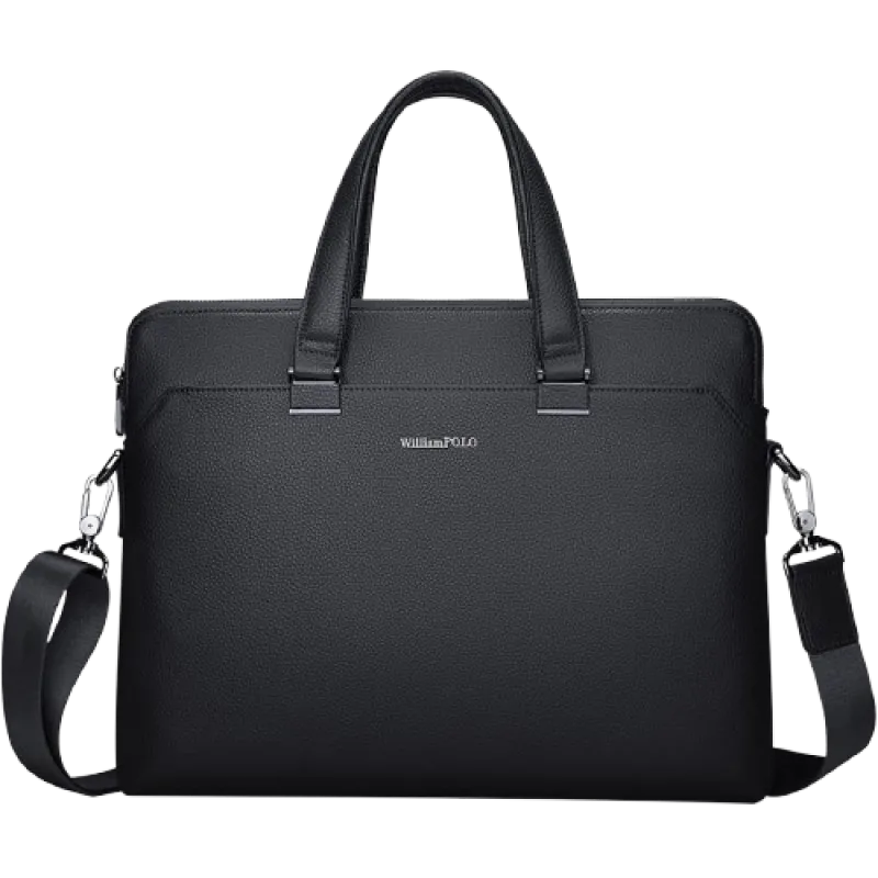 Δερμάτινος Χαρτοφύλακας  William Polo 223161 black