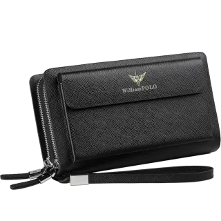 Δερμάτινο Ανδρικό πορτοφόλι William Polo 312 black